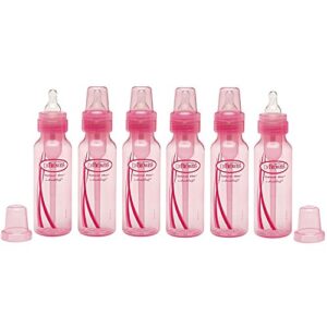 dr. brown’s standard pink 8oz bottles – 6 count