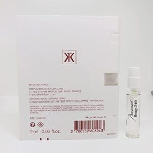 Maison Francis Kurkdjian Baccarat Rouge 540 EXTRAIT de Parfum Vial Sample Spray 2ml/ 0.06oz New