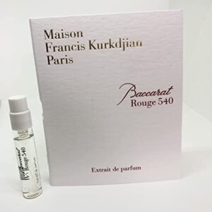 Maison Francis Kurkdjian Baccarat Rouge 540 EXTRAIT de Parfum Vial Sample Spray 2ml/ 0.06oz New