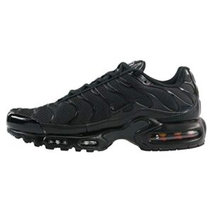nike men’s air max plus tuned 1 fabric trainer shoes (10 d(m) us) black/black/black