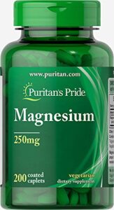 puritan’s pride magnesium 250 mg