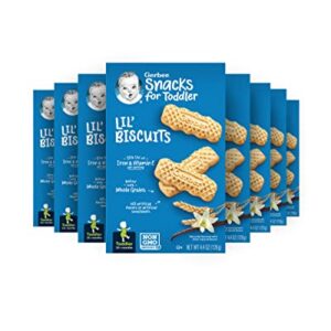 Gerber Graduates Lil' Biscuits, 4.44 Ounce (Pack of 8)