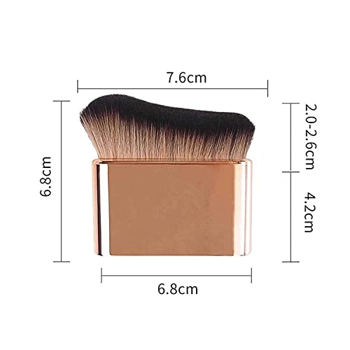 Siren Makeup Brush, Because Pro Siren Brush, Foundation Brush for Liquid Makeup, Foundation Makeup Brush, Cream or Flawless Powder Cosmetics (rose gold)