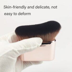 Siren Makeup Brush, Because Pro Siren Brush, Foundation Brush for Liquid Makeup, Foundation Makeup Brush, Cream or Flawless Powder Cosmetics (rose gold)