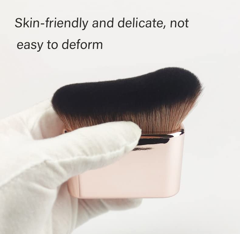 Siren Makeup Brush, Because Pro Siren Brush, Foundation Brush for Liquid Makeup, Foundation Makeup Brush, Cream or Flawless Powder Cosmetics (rose gold)