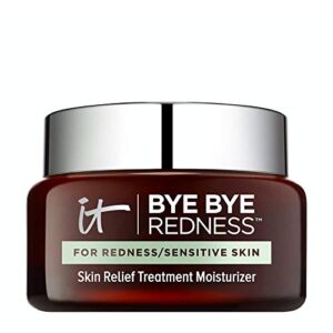 it cosmetics bye bye redness – sensitive skin moisturizer – reduces facial redness – with colloidal oatmeal, aloe & cucumber – 2.0 oz