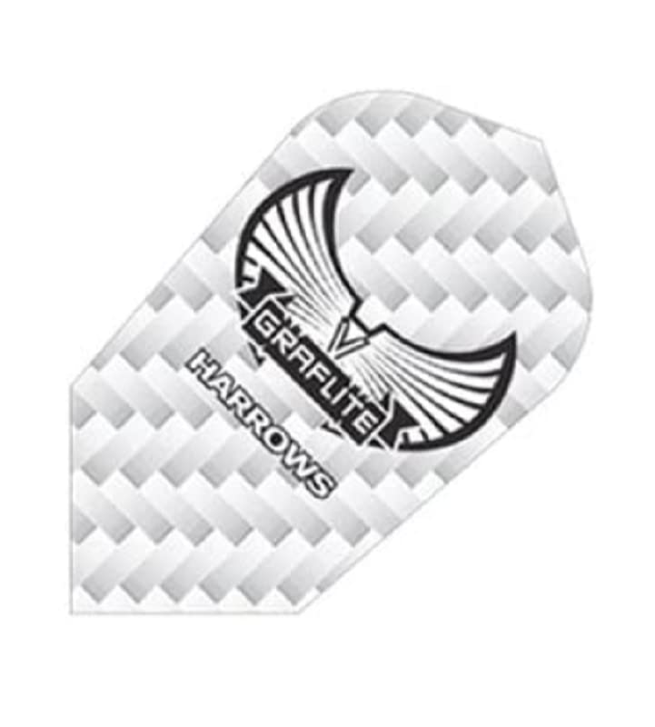 US Darts 3 Sets (9 Flights) HARROWS GRAFLITE Dart Flights Silver Grey Slim