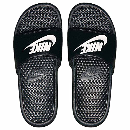 Nike Men's Benassi Solarsoft Slide Athletic Sandal, Black, 10