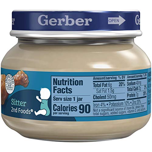 Gerber 2nd Foods Chicken and Chicken Gravy - 2.5 oz. 12 Pack 