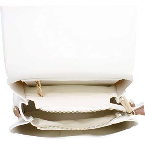 Valentino Satchel, Bianco/Cuoio