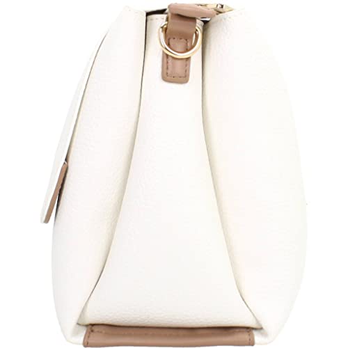 Valentino Satchel, Bianco/Cuoio