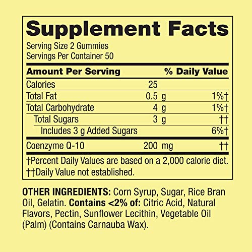 Spring Valley CoQ10. Includes Luall Fridge Magnetic + Spring Valley CoQ10 Rapid Release (CoQ10, 200 mg, 100 Gummies)