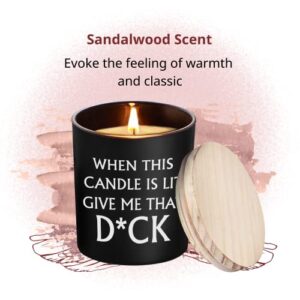 Anniversary Birthday Gifts for Him, Husband, Boyfriend, Her, Girlfriend Wife, Couple - Boyfriend Gifts, Girlfriend Gifts, Husband Gifts, Wife Gifts - I Love You Naughty Gifts for Him, Her - Candle