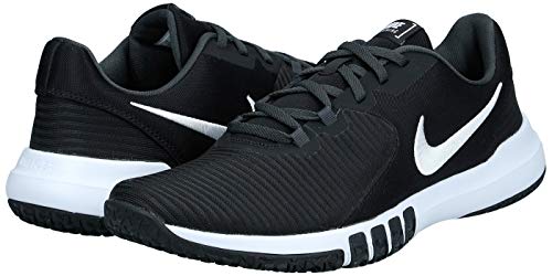 Nike Men's Flex Control TR4 Cross Trainer, Black/White-Dark Smoke Grey-Smoke Grey, 12 Regular US