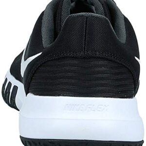 Nike Men's Flex Control TR4 Cross Trainer, Black/White-Dark Smoke Grey-Smoke Grey, 12 Regular US