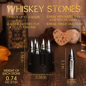 Gifts for Him Husband Boyfriend, I Love You Whiskey Stones, Anniversary Valentines Day Birthday Gifts for Boyfriend Husband, Burbon Gifts for Men, Whiskey Gifts for Him