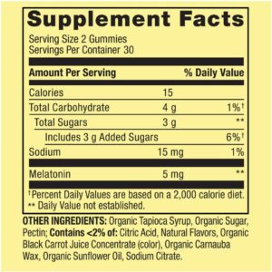 Spring Valley Zero Sugar Melatonin Gummies Dietary Supplement, 5 mg, 120 Count +Better Guide Vitamins &Supplements