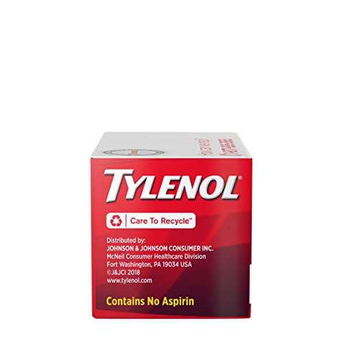 Tylenol Extra Strength Coated Tablets, Acetaminophen Adult Pain Relief & Fever Reducer, 100 ct