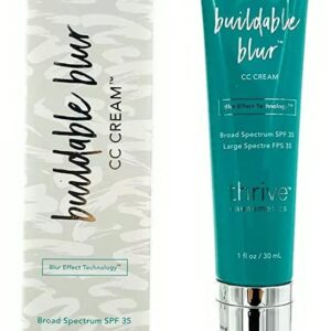 Thrive Causemetics Buildable Blur CC Cream SPF35 (Light Medium), 1 Fl Oz (Pack of 1)