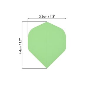 PATIKIL Dart Flights, 9 Pack PET Standard Darts Accessories Replacement Parts for Soft Tip Steel Tip, Green