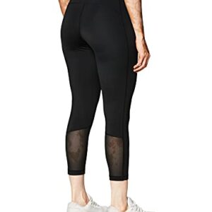 Nike Pro 365 Women's Mid-Rise Crop Leggings, Black/White, Small