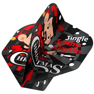 RED DRAGON Limited Edition Christmas 2022 Multi Pack Player Dart Flights - 3 Sets per Pack (9 Flights in Total)