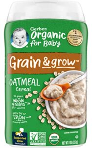 gerber baby cereal, 1st foods, single-grain oatmeal, 8 ounce (pack of 1)