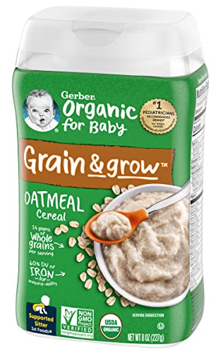 Gerber Baby Cereal, 1st Foods, Single-Grain Oatmeal, 8 Ounce (Pack of 1)