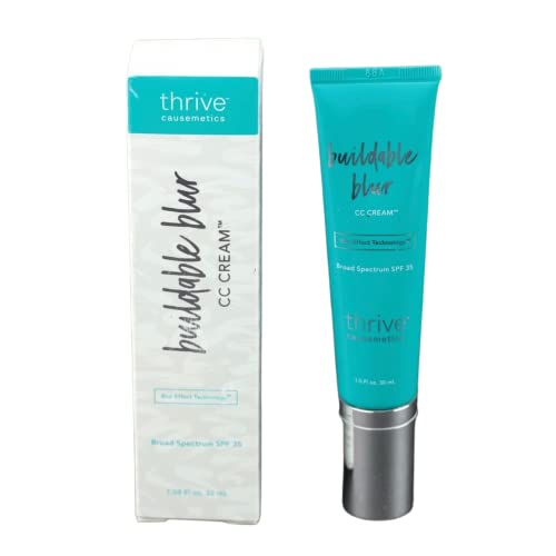 Thrive Causemetics Buildable Blur CC Cream SPF35 (Medium), 1.08 Fl Oz (Pack of 1)