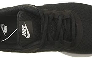 Nike Women's WMNS Tanjun Running Shoes, Black/White, 8