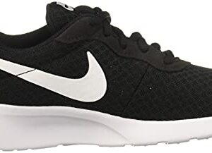 Nike Women's WMNS Tanjun Running Shoes, Black/White, 8