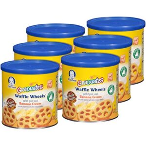 Gerber Graduates Waffle Wheels - Banana Cream (Pack - 6)