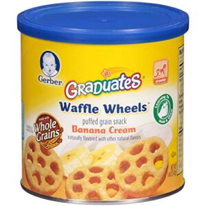 Gerber Graduates Waffle Wheels - Banana Cream (Pack - 6)