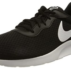 Nike Mens Tanjun Black/White-Barely Volt-Black 6.5