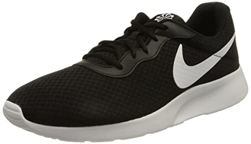 Nike Mens Tanjun Black/White-Barely Volt-Black 6.5