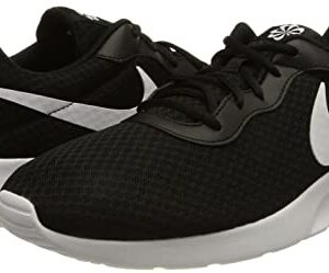 Nike Mens Tanjun Black/White-Barely Volt-Black 6.5