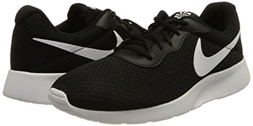 Nike Mens Tanjun Black/White-Barely Volt-Black 6.5