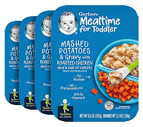 Gerber Graduates Lil' Meals Mashed Potatoes & Gravy with Roasted Chicken & Carrots, 6.6 OZ