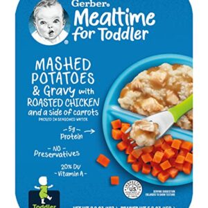 Gerber Graduates Lil' Meals Mashed Potatoes & Gravy with Roasted Chicken & Carrots, 6.6 OZ