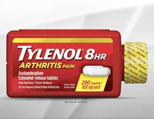 tylenol arthritis pain reliever 650 mg, 1 pack, 290count