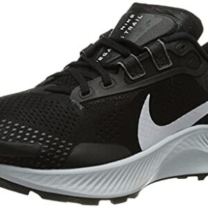 Nike Women's Pegasus Trail 3 Running Shoes, Black/Pure Platinum, 8.5 M US