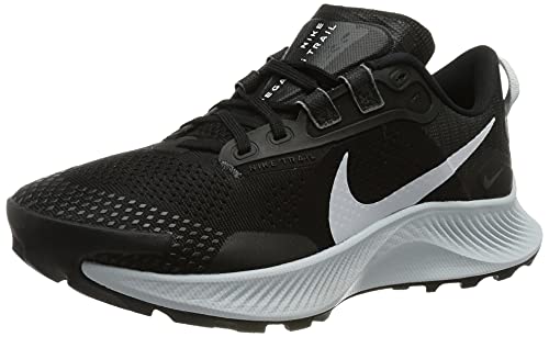 Nike Women's Pegasus Trail 3 Running Shoes, Black/Pure Platinum, 8.5 M US