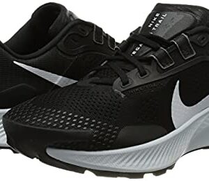 Nike Women's Pegasus Trail 3 Running Shoes, Black/Pure Platinum, 8.5 M US