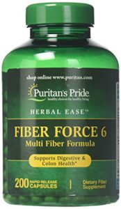 puritans pride fiber force 6, 200 count