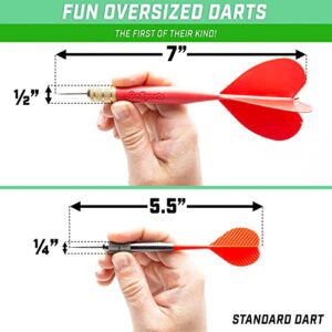GoSports XL Darts for Giant Dartboard - 12 Pack Replacement Darts