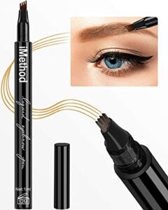 imethod eyebrow pen – imethod eye brown makeup, eyebrow pencil with a micro-fork tip applicator creates natural looking brows effortlessly and stays on all day, light brown