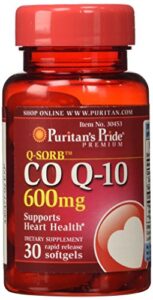 puritan’s pride q-sorb co q-10 600 mg-30 softgels