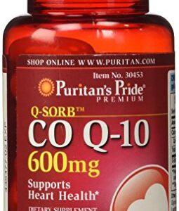 Puritan's Pride Q-Sorb CO Q-10 600 mg-30 Softgels