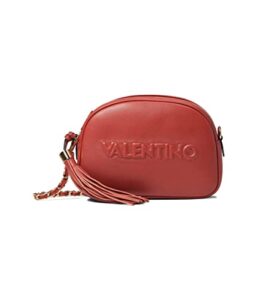 valentino bags by mario valentino harper embossed brick red one size