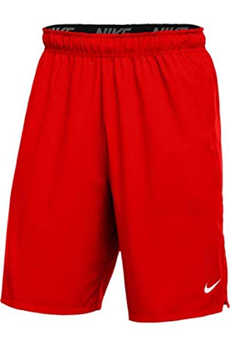 Nike Mens Flex Woven Shorts 2.0 No Pockets (Scarlet, Large)